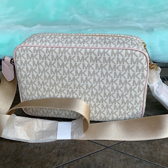 MICHAEL KORS KENLY LG POCKET XBODY POWDER BLSH MLT - Picture 9 of 16